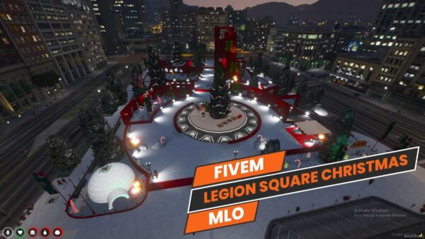 fivem legion square christmas mlo