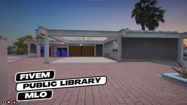 fivem public library mlo